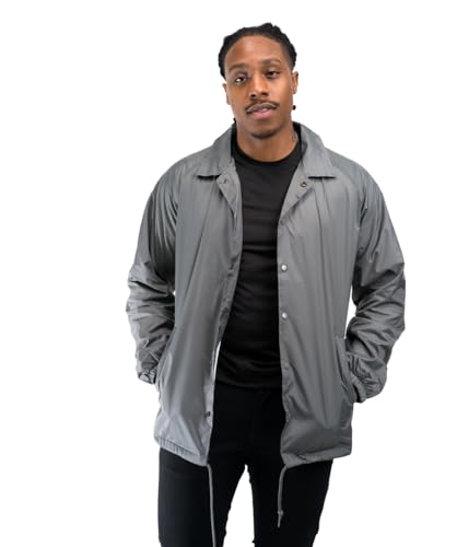 Cottonhood Coaches Jacket - Nylon Windbreaker for Men